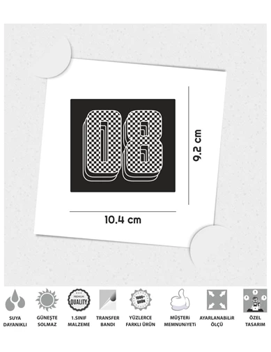 Needion - 08 Race Flag Sticker Çınar Extreme 