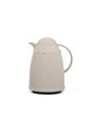 Needion - 1 LT Isı Yalıtımlı Çay Ve Soğuk Su Termosu Soft Sütlü Kahve (12 Saat Sıcak Tutar& İçi Camdır)