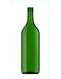 Needion - 12 Adet 1.5 Litre Zümrüt Yeşil Yağ Şarap Şişesi Plastik Kapak Büyük Boy Cam Şişe Renkli