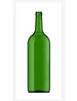 Needion -  1,5 Litre Zümrüt Yeşili Yağ Şarap Şişesi Büyük Boy Cam Şişe Renkli