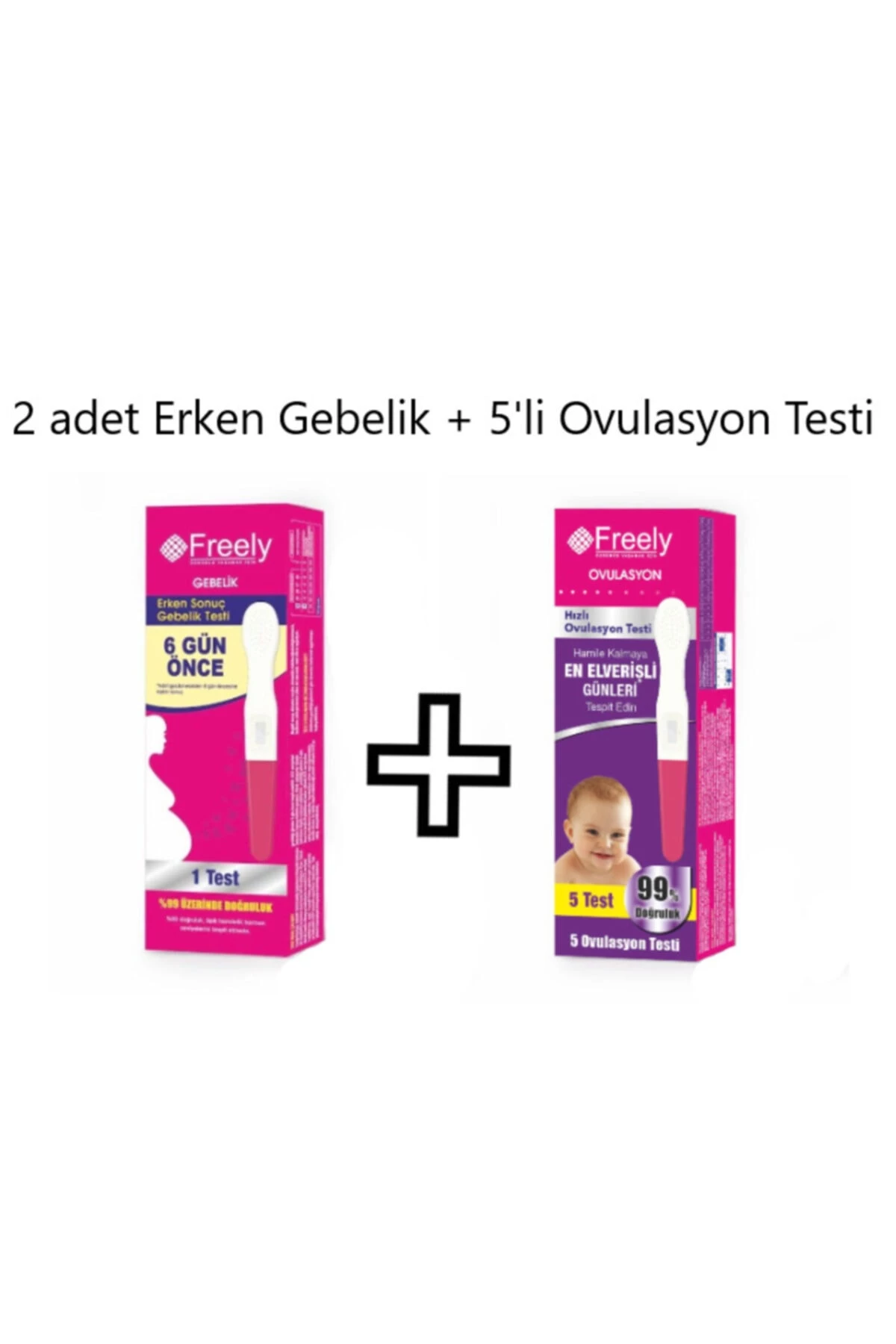 Needion - 2 Adet Erken Gebelik + 5'li Ovulasyon Testi