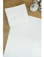 Needion - 2'li 50x70 Beyaz Ayak Havlusu-Paspas
