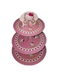 Needion - 3 Katlı Karton Cupcake Standı  Hello Kitty Temalı Kek Standı