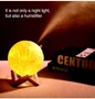 Needion - 3D Ay Gece Lambası Nemlendirici 3 Renk Standlı