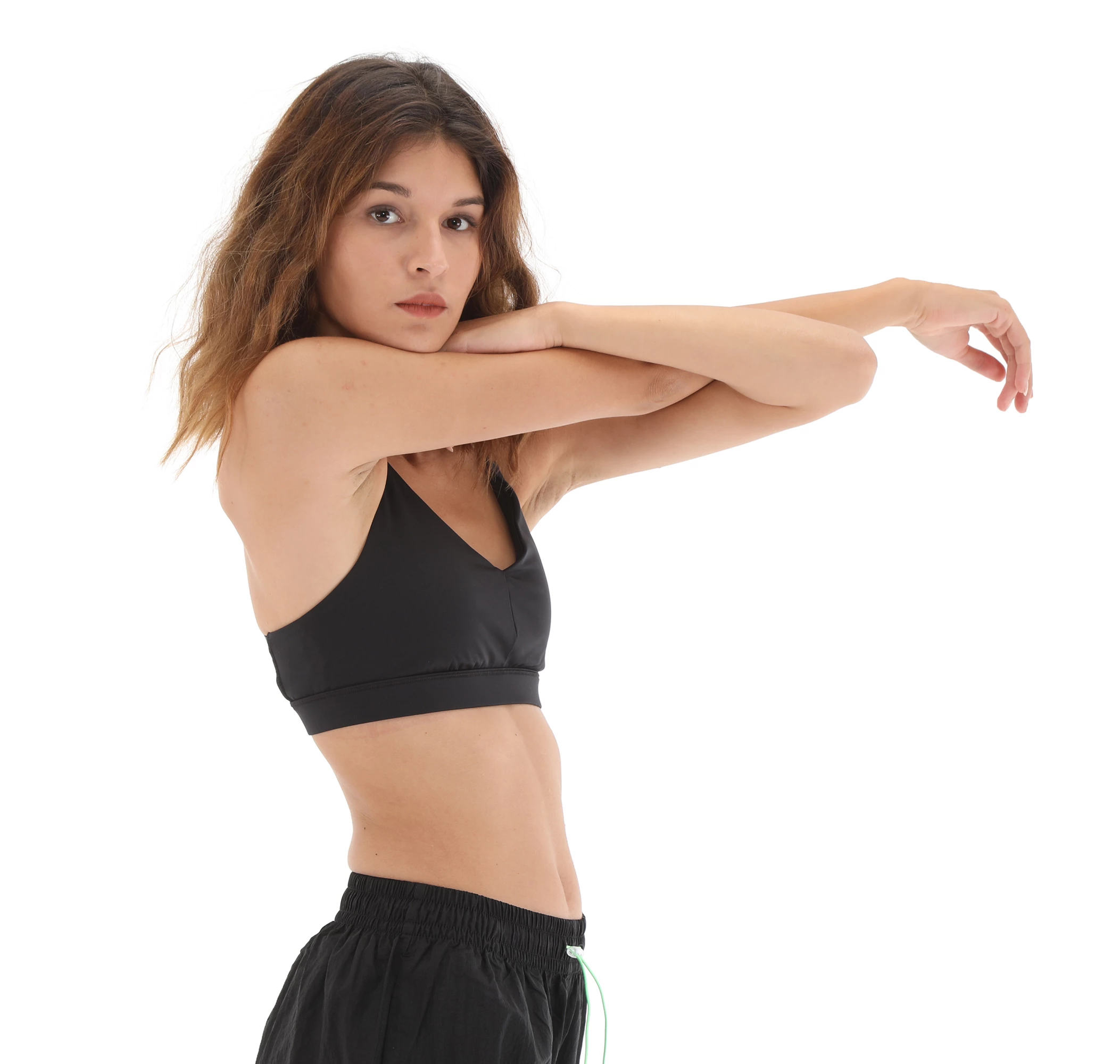 Needion - 519471-02 Puma Low Impact Strappy Bra Kadın Büstiyer Siyah