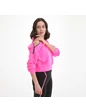 Needion - 519480-04 Puma Train Zip Crew Sweatshirt Luminous Pink Kadın Sweatshirt Pembe Pembe Siyah M