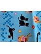 Needion - 83 x 23 cm. Kedi Desenli Japon Malı Pamuklu patchwork Kumaşı KM173