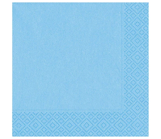Needion - Açık Mavi Çift Katlı Kağıt Peçete 20 Ade