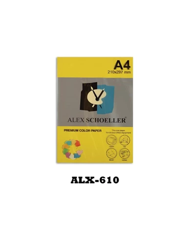 Needion - Alex Schoeller 610 A4 Fotokopi Kağıdı 500 lü Fosforlu Lemon