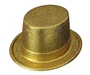 Needion - Altın Renk Uzun Plastik Simli Parti Şapkası