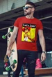 Needion - Anime Let's Jam Kırmızı Erkek Tshirt - Tişört XL
