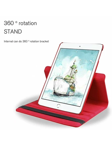 Needion - Apple iPad Pro 10.5 Kılıf Dönerli Standlı Kapak + Nano Ekran Koruyucu