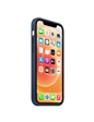 Needion - Apple iPhone 12 Mini Lansman Kılıf Logolu Silikon Kılıf Lacivert