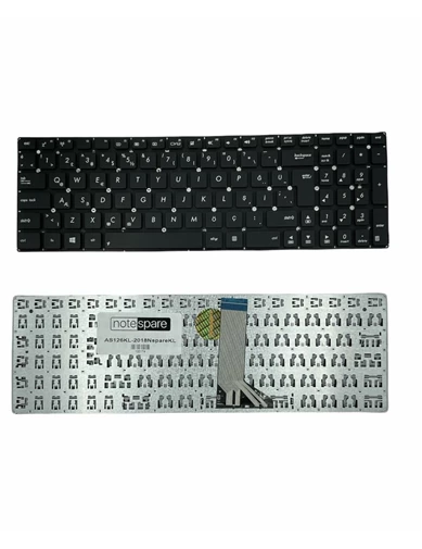 Needion - Asus R512CA, S550CM, V500, X501 Uyumlu Laptop Klavye Siyah TR