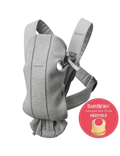 Needion - BabyBjörn Kanguru Mini 3D Cotton Jersey / Light Grey