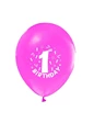 Needion - Balon 1+1 Happy Birthday 1 Yaş (20 Adet) Mavi