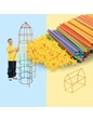 Needion - Bambu Çubukları Zeka Hayal VE Gücü Eğitici 4D Dıy Block 300 PARÇA