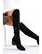 Needion - Basskan Bayan Med Siyah Streç Çorap Çizme SİYAH 36