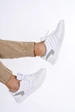 Needion - Bay Beyaz Spor Yürüyüş Sneaker Ayakkabı 795 Merdane BEYAZ 43
