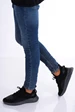 Needion - Bay Siyah Füme Günlük Yürüyüş Ayakkabısı Sneaker 021 SİYAHFÜME 41
