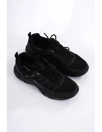 Needion - Bay Siyah Günlük Sneaker Spor Ayakkabı 01