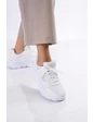 Needion - Bayan Beyaz Sneaker Günlük Yürüyüş Ayakkabısı 5202 BEYAZ 37