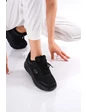 Needion - Bayan Kömür Sneaker Günlük Yürüyüş Ayakkabısı 5202 KÖMÜR 37