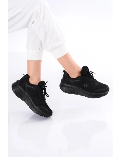 Needion - Bayan Kömür Sneaker Günlük Yürüyüş Ayakkabısı 5202