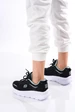 Needion - Bayan Siyah Sneaker Günlük Yürüyüş Ayakkabısı 5202 SİYAH 36