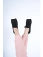 Needion - Bayan Siyah Triko Sneaker Ayakkabı SİYAH 37