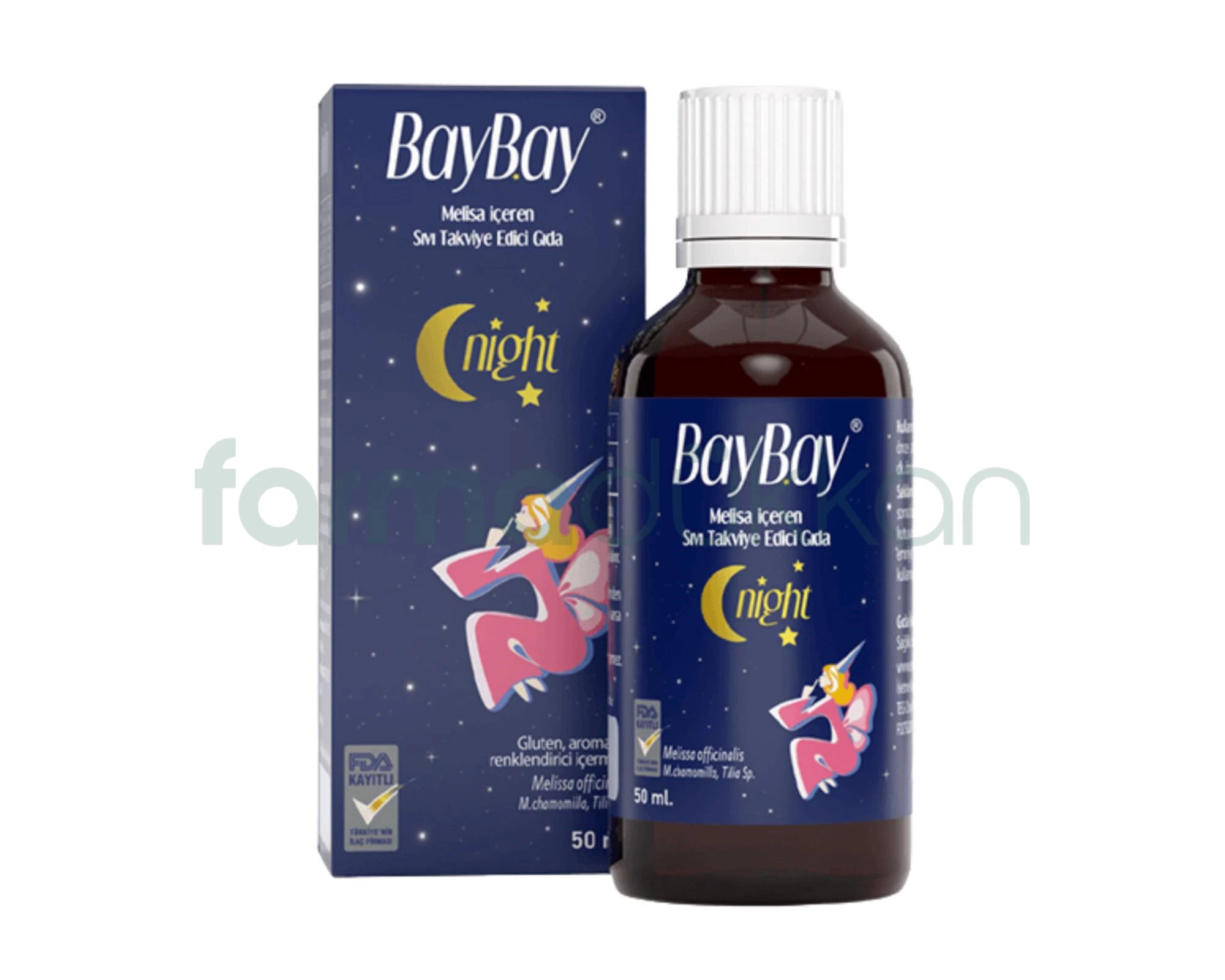 baybay damla night melisa iceren takviye edici gida 50 ml fiyat ve ozellikleri needion