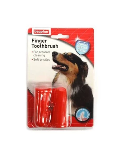 Needion - Beaphar Parmak Tipi Köpek Diş Fırçası 2 Adet