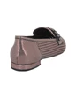 Needion - Beety 31-702 Kadın Taşlı Babet Ayakkabı Platin 37