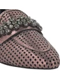 Needion - Beety 31-702 Kadın Taşlı Babet Ayakkabı Platin 37