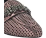 Needion - Beety 31-702 Kadın Taşlı Babet Ayakkabı Platin