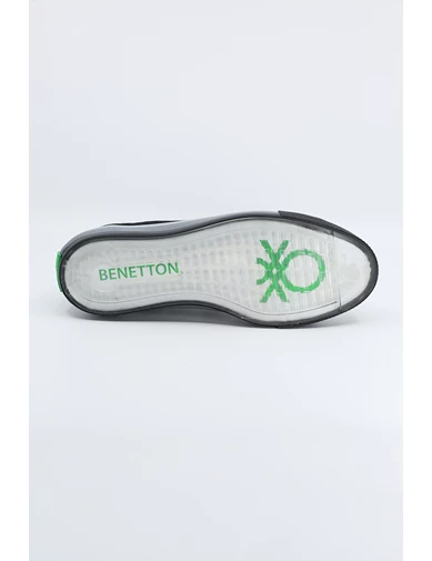 Needion - Benetton Bağcıklı Erkek Spor Ayakkabı Bn-30191 Siyah/Black 11S430191