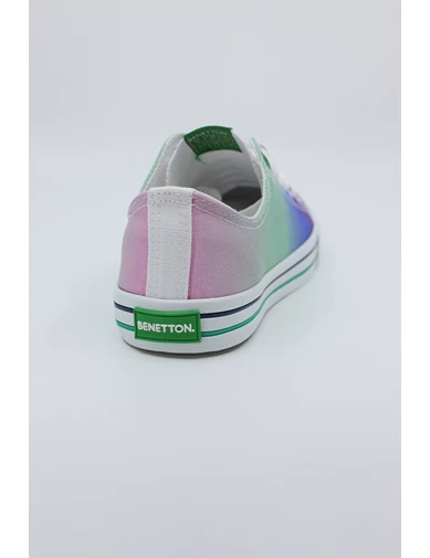 Needion - Benetton Bağcıklı Kadın Spor Ayakkabı Bn-30178 Mor/Purple 21S430178