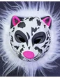 Needion - Beyaz Peluş Saçlı Kırılmaz Yumuşak Tiger Kaplan Maskesi 22x19 cm