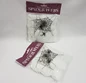 Needion - Beyaz Renk Örümcek Ağ Ve Siyah Örümcekler Seti 60 Gr