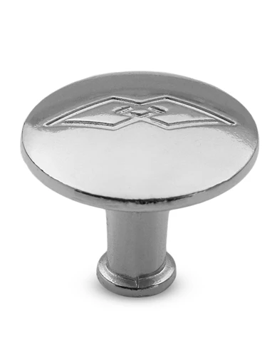 Needion - Big Baklavalı Düğme Çekmece Dolap Kapak Kulpu Kulbu Krom Metal Kulp