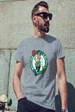 Needion - Boston Gri Erkek Tshirt - Tişört XXL