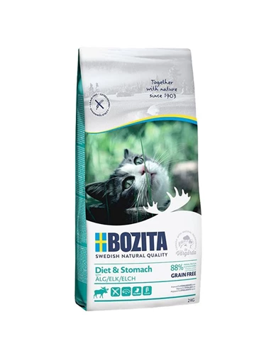 Needion - Bozita Sensitive Diet&Stomach Tahılsız Yetişkin Kedi Maması 2 kg