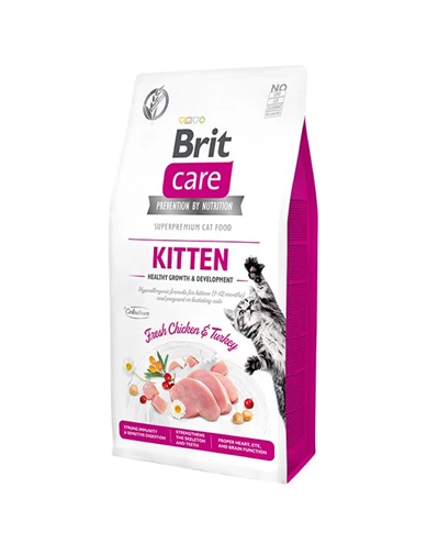 Needion - Brit Care Kitten Tahılsız Yavru Kedi Maması 7 Kg