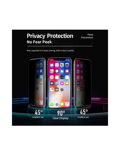 Needion - BufaloGlass iPhone 11 ProMax Premium Privacy (Hayalet) Ekran Koruyucu