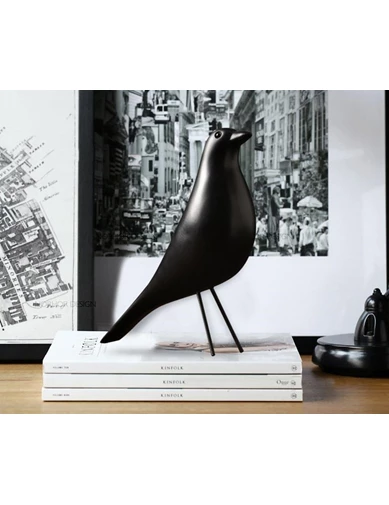 Needion - CajuArt Dekoratif Büyük Boy Kuş Biblo Ev Ofis Aksesuarı Ev Dekor