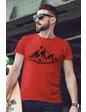 Needion - Camping Kırmızı Outdoor Erkek Tshirt - Tişört XS