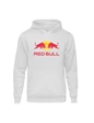 Needion - Casual Red Bull Logo Beyaz Kapşonlu Hoodie Unisex S Beyaz