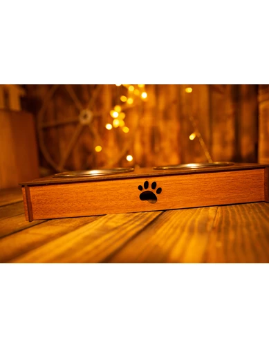Needion - Çelik Kaseli Kedi Köpek Mama Kabı