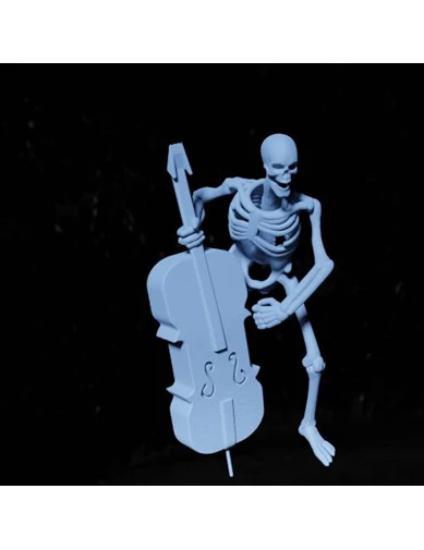 Needion - Cello Skeleton Minyatür Plastik Aparat