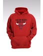 Needion - Chicago Bulls 35 Kırmızı Kapşonlu Sweatshirt - Hoodie XS
